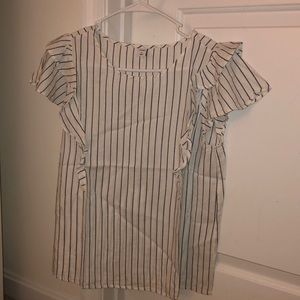 NWT OLD NAVY RUFFLE TRIM TOP